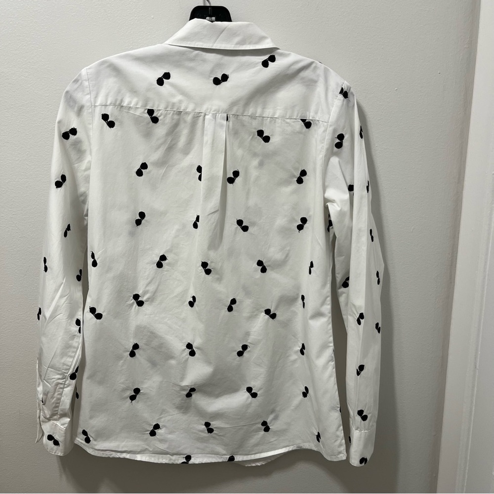 KARL LAGERFELD PARIS Sunglasses
Embroidered Cotton Button-Down Shirt - Picture 7 of 13